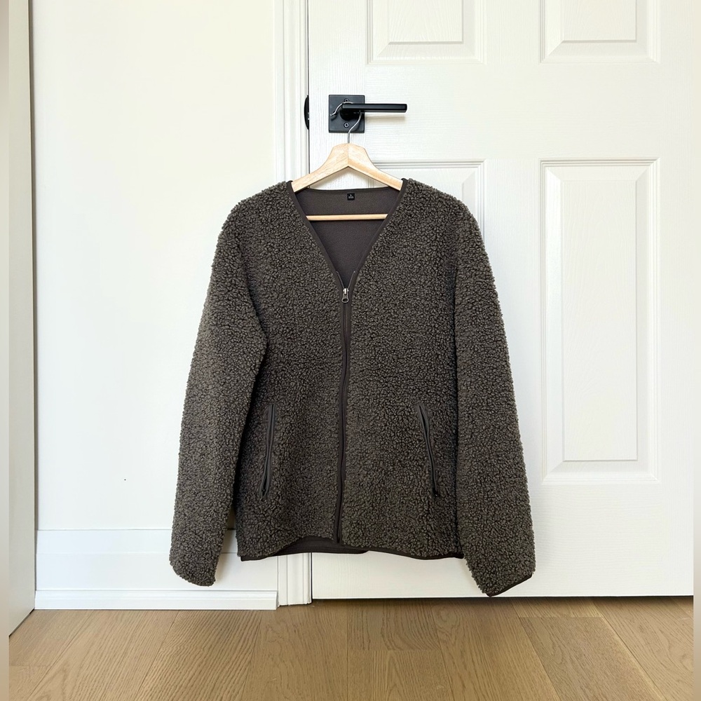 Uniqlo Fleece Teddy Jacket or Sweater